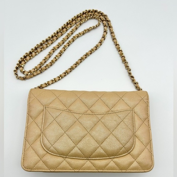 Chanel WOC 19S Iridescent Beige Caviar Leather with Gold Hardware 27xx - Picture 2 of 15